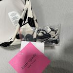 Kate Spade NEW Ring Opt Halter Bandeau Bikini Top Black White Floral Mod Medium Photo 3