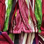 Diane Von Furstenberg  DVF Women’s Jenifer Long Sleeve Cutout Striped Maxi Dress Photo 10