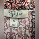 Style & Co  sleeveless vneck multi print boho maxi dress Photo 3