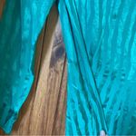 & Other Stories & Other Stories Paris Atelier Twist Knot Green Striped Long Sleeve Midi Dress Photo 10