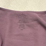 Full Tilt  Ribbed Purple Crop Top Photo 1