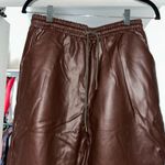 Chocolate Brown Leather pants Photo 3