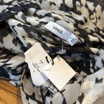 Vince NEW  100% silk sheer basket weave button down shirt blouse size 2 Photo 3