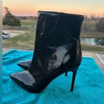 Forever 21 Black patent leather booties Photo 2