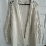 Knox Rose  Chunky Knit Cardigan Cream Size L Photo 0