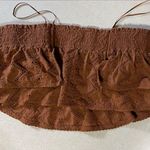 Greylin Women's Alecia Off-Shoulder Brown Blouse Size M Photo 4