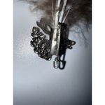 VTG FEATHER PLUME KILT PIN WITH DEER HEAD HALLMARKED ON THE BACK WESTERN NAVAJO‎ Photo 5