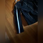 RLZ Black Suede Zipper Jacket with Detachable Sleeves, Size 10, NWT Photo 3