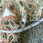 Petite Sophisticate Cream Paisley V Neck Maxi Dress Cottage Core Size 12 Petite Photo 6