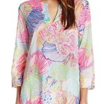 Lilly Pulitzer 100% Silk Tunic Top. Amelia Island Roar of the Seas. Size Medium Photo 1