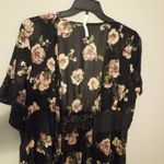 Live 4 Truth  2X Floral Maxi Duster in Roses on Black Photo 3