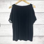 Ivanka Trump  Black & White Trim Open Tie Sleeve Blouse Top Size Small Photo 8