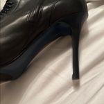 Cole Haan Maria Sharapova By Black Leather Knee High Stiletto Boots lace up Photo 7
