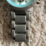 Adrienne Vittadini  womens vintage silver/blue crystal watch one size fits size S Photo 3