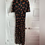 Paco Rabanne Butterfly‎ Sleeve Printed Maxi Dress Photo 10