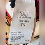 Farm Rio Banana Bunch Voluminous Puff Sleeve Blouse Shirt Top Photo 10