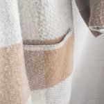 Lovestitch Tan And Gray Cardigan Photo 2