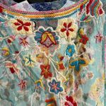 Johnny Was $458 NWT  BIYA Forever Flower Floral Mesh Embroidered Maxi Dress S Photo 6