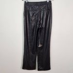 Black Faux Leather Pants Size 2 Rachel Zoe Black Pants Photo 3