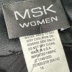 MSK Black Halter Embellished Cocktail Evening Dress NWT Size 1X Photo 7