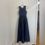 Alfred Sung NWT  Sleeveless Keyhole Satin Maxi Dress | Size: 0 Photo 2