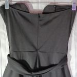 Strapless bodycon romper with pockets Black Size M Photo 6