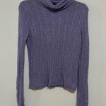 J.Crew  Turtle Neck Sweater Light Purple Size Medium Photo 0