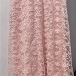 My Michelle  Pink Sweetheart Lace Gown – Size 5 Photo 8