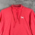 PINK - Victoria's Secret  Sweatshirt Pink Cropped Pullover Dog Logo Casual Large‎ Photo 4