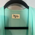 Show Me Your Mumu  Mint Green Cardigan Lace Trim Kimono Beach Coverup Size Small Photo 4
