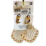 ALDO  Clear Shell Clip On Earrings Photo 1