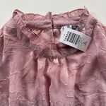 Torrid Chiffon Clip Floral Bubble Hem Blouse size 2 NWT Photo 2