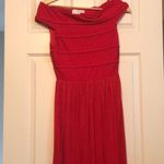 Rare London  Modest Bardot Maxi Dress - Red Photo 1