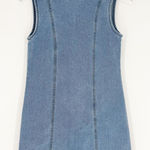 Vigoss  Sleeveless Denim Mini Dress XS Blue Photo 0