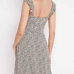 Maurice's Maurice’s 24/7 Animal Ruffle Strap Midi Dress black tan size‎ large Photo 1