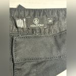 Volcom So Chickie High Rise Chino Pants Black Womens Work Casual Size 28 NEW Photo 9