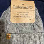 Timberland unisex set off two beanie,one adult hat and one child hat size 4-7 Photo 1