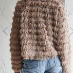 Main Strip faux fur jacket Photo 2