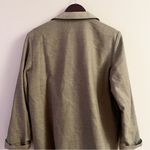 Linda Allard Ellen Tracy Sage Wool Blend Reversible Blazer Size 10P NEW Tan Photo 7