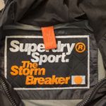 Superdry  Sport Storm Breaker Black Windbreaker Jacket Size Large Photo 3