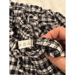 R.Vivimos Puff Sleeve Smocked Tiered Midi Dress Gingham Black Women's Size XL Photo 5