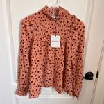 Glamorous Women's Size 8 Floral Blouse Multicolor Long Sleeve Ruffle Casual NWT Photo 9