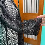 Brittany Black Elegant Lace knit Cardigan Cover Photo 5