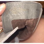 Isola  Odell Gray Suede Gray Suede‎ Ankle Boots Block Heel Gold Buckle Womens 6 Photo 7