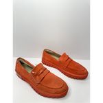 Blondo  Loafers Womens Size 5.5 Orange Suede Leather Waterproof Slip On Casual Photo 8