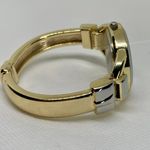 Studio women’s cuff bracelet watch silver gold tone 32mm quartz analog running Photo 4