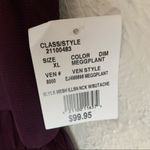 Eliza J Sleeveless Illusion Dress soutache skirt Sz XL NWT Purple Photo 7