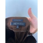 Anne Klein  Chocolate Brown Straight Leg Stretch Work Dress Ankle Pants Size 14 Photo 5