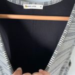 Marine layer Lexi Rib Daytime Midi Dress Gray and Black Stripes Size Medium Photo 6