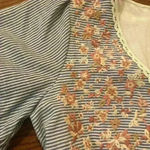 Andrée Floral Embroidered V Neck Dress size Small Pristine Photo 6